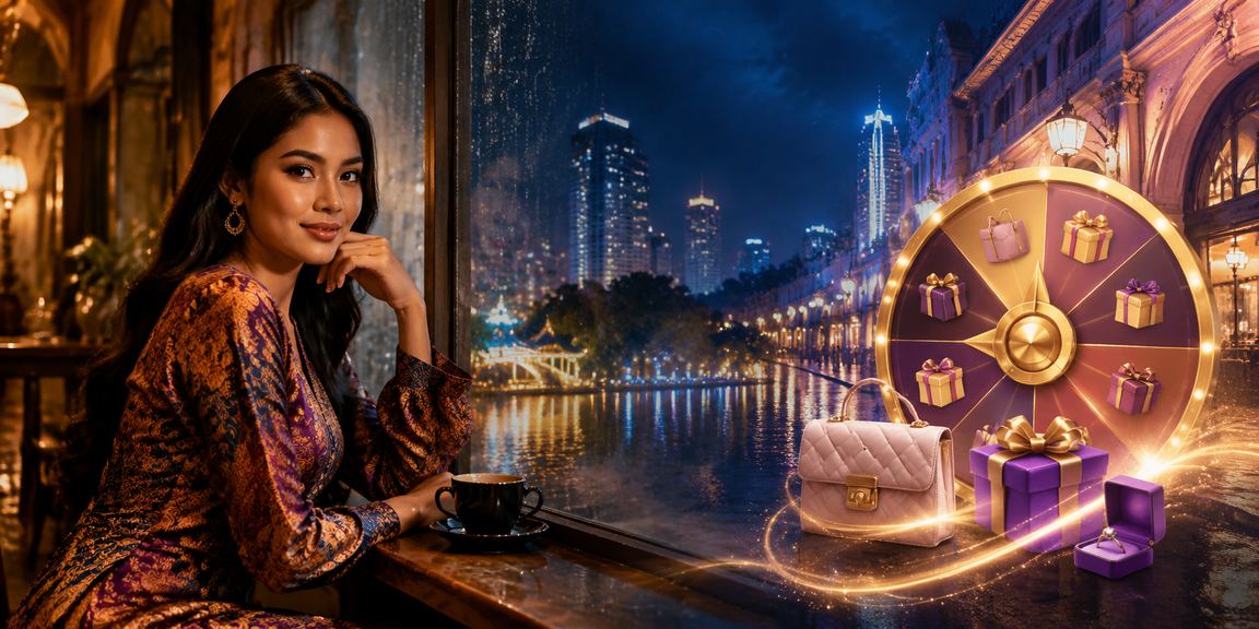 Cabutan bertuah bergaya batik Malaysia di platform gr86