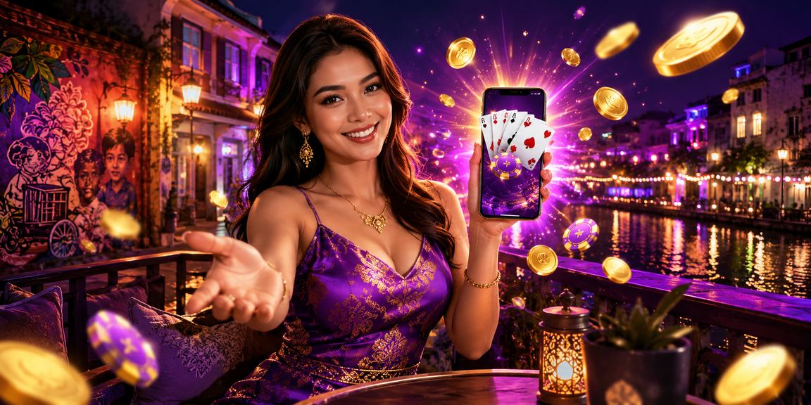Pemain Pulau Pinang bermain Rummy dalam gaya Melayu melalui platform permainan popular gr86